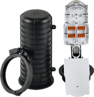Boîtier de raccordement optique extérieur en PP étanche pour câble de fibre, boîte de jonction de câble optique pour FTTH et télécommunications aériennes