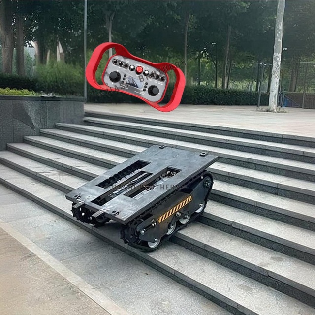 Professional New Large Walking Crawler Robot Rubber Track Chassis Conversion System Kit 0.5-20T Load Capacity Autonomous/Remote