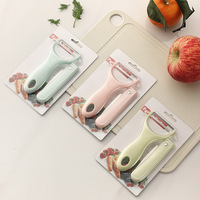Fruitmes Tweedelige set Handmatig roestvrij staal Multifunctioneel opvouwbaar handvat Meloenschiller Fruitschraper