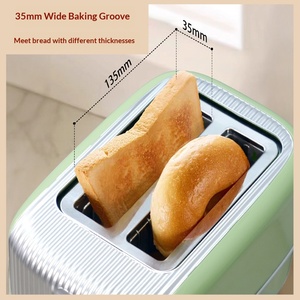 Tostadora Eléctrica Vertical Automática de Acero Inoxidable para el Hogar, de 2 Rebanadas, Delgada y Elegante, para Desayunos, Venta al por Mayor - Product Image 4