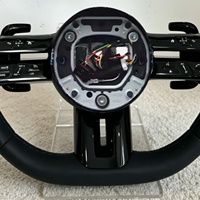 Volant Dragonfly pour Benz W204 W205 W211 AMG G63 G500 G550 W212 W222 W213 W218 W219 Volant en cuir noir intégral