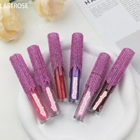 Vente en gros de gloss à lèvres vegan, rouge à lèvres liquide, luxe, haute qualité, longue tenue, strass, diamant, brillant, paillettes