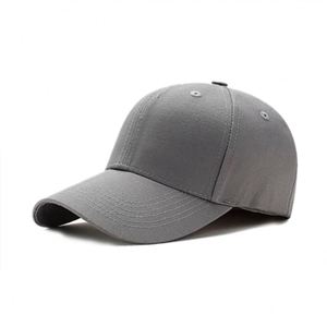 White 100% Cotton Twill Sport <b>Baseball</b> <b>Cap</b> with 6 Panels - Product Image 2