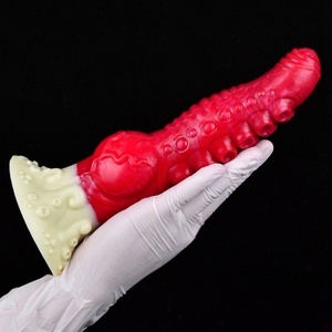 NNSX Dildo de animal suave, juguete sexual para adultos gay y mujeres, con ventosa, pene grande, plug anal, masturbadores vaginales - Product Image 3