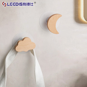 Lcedis Wooden Animal Cabinet Handles Novelty Shape Eco Friendly <b>Wardrobe</b> Drawer Knobs - Product Image 2