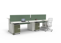 Bureau électrique moderne réglable en hauteur pour poste de travail à usage commercial