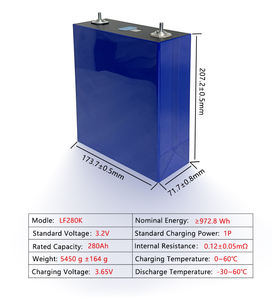 แบตเตอรี่เก็บ314Ah เซลล์ Lifepo4 Lifepo4 3,<span class=keywords><strong>2</strong></span> V 314ah/LF280K Lifepo4สำหรับระบบพลังงานแสงอาทิตย์ - Product Image 4