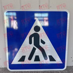 Impresión UV personalizada con señalización de advertencia reflectante de aluminio Señal de límite de velocidad reflectante - Product Image 4