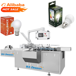 Tốc độ cao Tự động ánh sáng bóng đèn hộp cartoning Máy dẫn bóng đèn hộp đóng gói Máy Bóng đèn móc áo carton máy đóng gói - Product Image 1