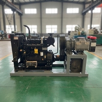 Compresor Industrial Sin Aceite Shansen Factory YS260-14m³/min con Motor Diésel para Planta de Concreto