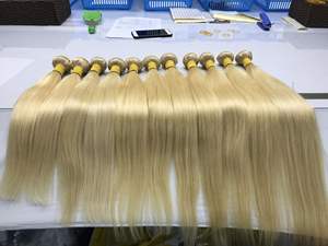 Lavishbeauty, venta al por mayor, cabello humano brasileño, 613 Rubio, peluca con malla frontal, pelucas de cabello humano Natural, peluca de cabello humano con encaje completo - Product Image 4