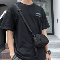 Sac bandoulière en fibre de polyester tendance 2026 avec logo personnalisé, design moderne, utilitaire urbain, mode minimaliste, mini sac messager pour téléphone