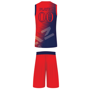 Uniformes de basket-ball de haute qualité 100% polyester sans manches à séchage rapide, impression de logo personnalisée de haute qualité - Product Image 3