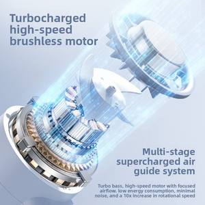 Ventilateur portable M11 mini ultra-rapide 120 vitesses, puissant, pour voiture, recharge USB, usage domestique, en plastique - Product Image 6