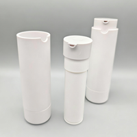 Flacon vide en plastique pour lotion cosmétique 30ml 50ml, flacons pompe sans air en plastique blanc personnalisés