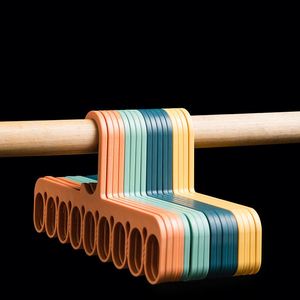 9 Holes Multi-fuction Wonder Closet Space Saver Organizer Hot Sale Rotatable Plain Colour Clothing Storage Magic Hanger - Product Image 3