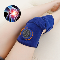 Herstellerdefiniertes Logo, Gelenk-Ellbogen-Massagegürtel, kabellose Heiz- und Vibrations-Kniemassageauflage mit kabelloser Fernbedienung, 1800mAh