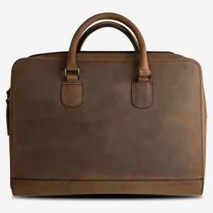 포트폴리오 서류 가죽 맞춤형 노트북 가방 Satchel 숄더 가방 남자 사무실 가방