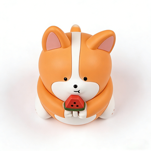 Juguete de Mascota Pequeña, Perro de Vinilo Miniatura, Versión <span class=keywords><strong>Q</strong></span>, Escala 1:12, Cachorro de Dibujos Animados, Lindo Animal, Regalo de Navidad <span class=keywords><strong>para</strong></span> Adolescentes y Adultos - Product Image 3