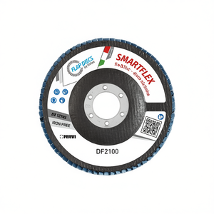 Disco de Láminas Fervi Smartflex de 125 mm, Abrasivo Sin Hierro para Lijado de Metal - Product Image 1