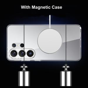 Funda Magnética Transparente Personalizada para Teléfono Móvil, Resistente a Golpes y al Amarilleo, con Protección de Lente para Samsung S26 Ultra S26+ OEM - Product Image 3