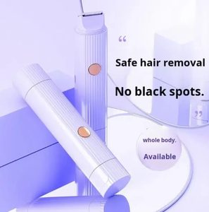 Épilateur sans fil rechargeable double tête pour femmes, rasoir indolore contrôlé par application pour usage domestique, corps et visage - Product Image 2