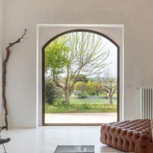 Ventana de Latón con Ventilación de Vidrio Contemporáneo, Ventana de Estilo Antiguo con Materiales de Latón Antiguo, Ventana Decorativa de Estilo Clásico - Product Image 1