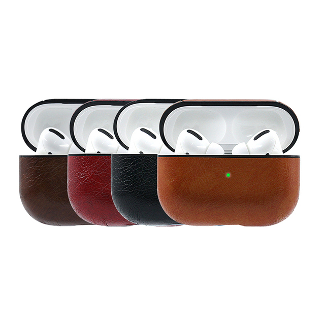2023 Shockproof Protective Shell Hot Selling Luxury Leather Case PU Cover for Apple Airpods Pro3 Accessories Skin Cover