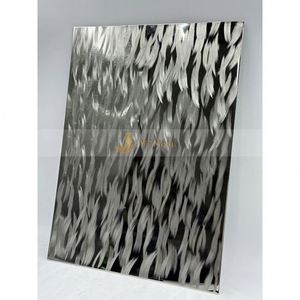 Placa Decorativa de Acero Inoxidable EX295 304 316 Color Dorado, Estándar JIS, Servicios de Soldadura, Doblado y Corte, para Pared/Techo de Ascensor - Product Image 2