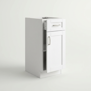 Mini armoire de rangement de cuisine moderne avec porte en bois de chêne et MDF, résistante à l'<span class=keywords><strong>eau</strong></span>, installation facile - Product Image 1