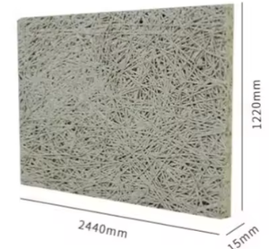 NRC parete 0.95 Anti-shock <span class=keywords><strong>e</strong></span> fonoassorbente insonorizzato in fibra di lana di legno pannelli acustici per tunnel - Product Image 1