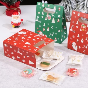 Bolsa de Papel Kraft Mini Colorida para Regalos de Nochebuena, Bolsa para Dulces Navideños - Product Image 2
