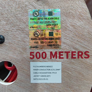 <span class=keywords><strong>สาย</strong></span>ป้องกันไฟ16AWG <span class=keywords><strong>22AWG</strong></span> สัญญาณเตือนไฟไหม้แบบ2คอร์4คอร์ - Product Image 3