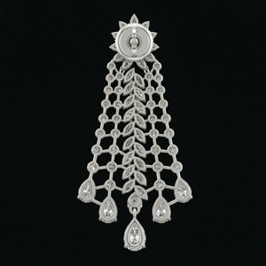 Pendientes de Diamantes de Platino de Diseño, Joyería Fina, Piedras Brillantes de Alta Claridad, Estilo Minimalista y Elegante, para Uso Diario, Regalo - Product Image 4