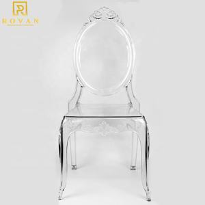 Sillas acrílicas para boda, silla transparente de princesa <span class=keywords><strong>bella</strong></span> para comedor, venta al por mayor - Product Image 4