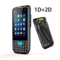 T80 Terminal de mano resistente escaneo de datos Android 8,0 1d 2d código QR escáner de código de barras PDA WIFI BT GPS para almacén logístico