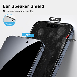 Protezione dello schermo in vetro temperato Anti impronte digitali per <span class=keywords><strong>Iphone</strong></span> 16 Pro Max <span class=keywords><strong>Privacy</strong></span> Anti Spy 9H durezza facile installazione completa - Product Image 6