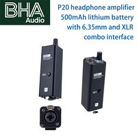 Amplifier Headphone BHA P20 Baterai Lithium 500mAh Antarmuka Combo 6.35mm dan XLR untuk Studio Rekaman Harga Grosir Logo OEM