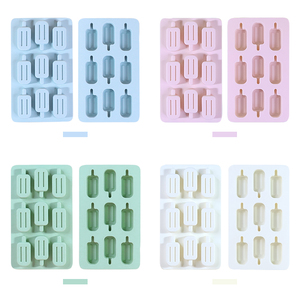 Hộ gia đình BPA miễn phí DIY nướng khuôn bánh Silicone bánh làm bánh công cụ <span class=keywords><strong>Ice</strong></span> <span class=keywords><strong>Cream</strong></span> kẹo làm Popsicle khuôn - Product Image 1
