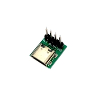Carte de test mère TYPE-C avec double face positive et négative enfichable USB3.1 16P à 2.54 carte adaptateur d'alimentation à courant élevé. XH