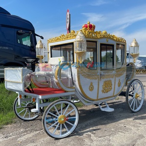 Attractions touristiques, mariage royal, véhicules vintage, chariot électrique de tourisme, calèche royale - Product Image 5