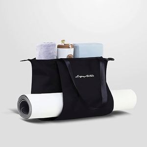 Échantillon gratuit : Porte-tapis de yoga en macramé naturel, sac de transport pour tapis de yoga, convient à la plupart des tapis de yoga, pour la gym, le yoga, le fitness et les activités de plein air - Product Image 4