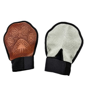 Gants en silicone souple pour l'élimination des poils d'animaux, taille unique pour chats et chiens, massage doux et toilettage - Product Image 4