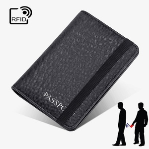 Cartera de Viaje de Moda para Hombre, con Forro de Poliéster, Personalizada con Bloqueo RFID, con Compartimento para Pasaportes Familiares - Product Image 4