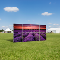 Écran LED de location TOPvision HD P3.91 léger, panneau 500x1000mm, armoire 3840Hz, taux de rafraîchissement 3840Hz, étanchéité IP65, luminosité 600CD