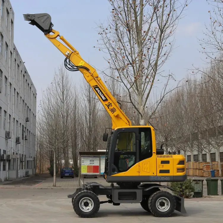 Cubo de fábrica superior de China, distribuidor autorizado, 20 t, excavadora de rueda hidráulica pesada de 20 toneladas, en venta