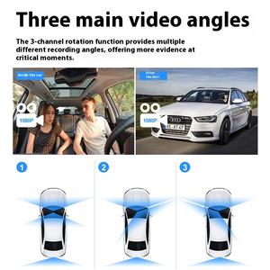 <span class=keywords><strong>3</strong></span>摄像头10.26英寸无线CarPlay安卓自动行车记录仪行车记录仪车载监视器前2k后1080P Carplay屏幕 - Product Image 2