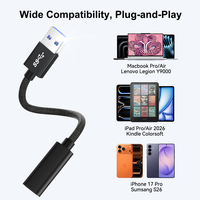 Câble de données ULT-unite Type A vers Type C, courant 3A, transfert de données 10 Gbps, compatible avec les appareils universels Type C, prise en charge de la couleur OEM