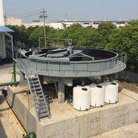 Machine DAF circulaire peu profonde à haute vitesse avec système de flottation d'air pour le traitement des eaux blanches et des eaux usées industrielles des papeteries