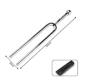 <span class=keywords><strong>Diapason</strong></span> standard 440 Hz, <span class=keywords><strong>diapason</strong></span> musical en alliage d'aluminium poli pour l'accordage du piano, du violon et de la guitare avec pochette de rangement - Product Image 6
